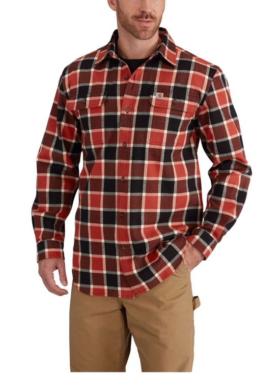 Carhartt Other - CARHARTT® RUGGED FLEX® RELAXED FIT FLANNEL FLEECE-LINED PLAID SHIRT
